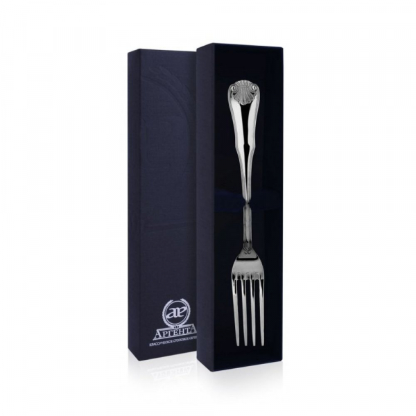 Серебряная вилка столовая «Визит»