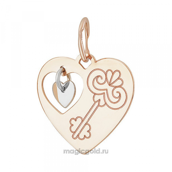 Золотая подвеска без камня № 155695