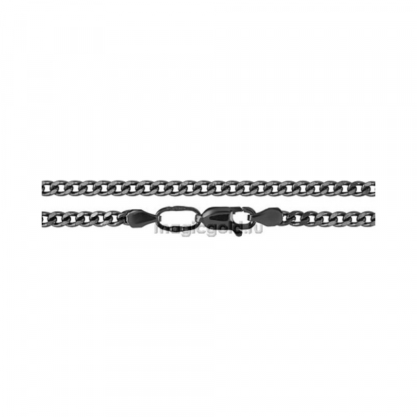 Серебряная цепь чернённая № 141198