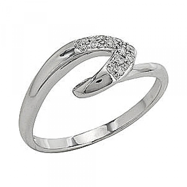 Золотое кольцо с бриллиантом № 81959