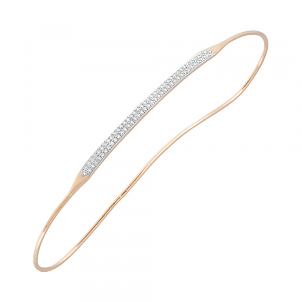 Золотой браслет с фианитами № 126695