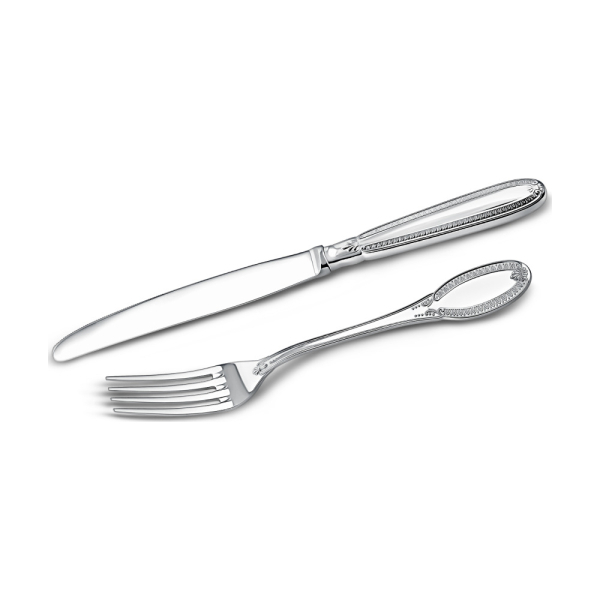 Набор столовый Император: Вилка и Нож.Набор на 1 персону из серебра 925 пробы