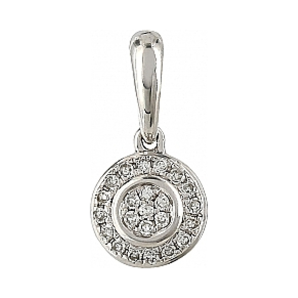 Золотая подвеска с бриллиантами № 105976