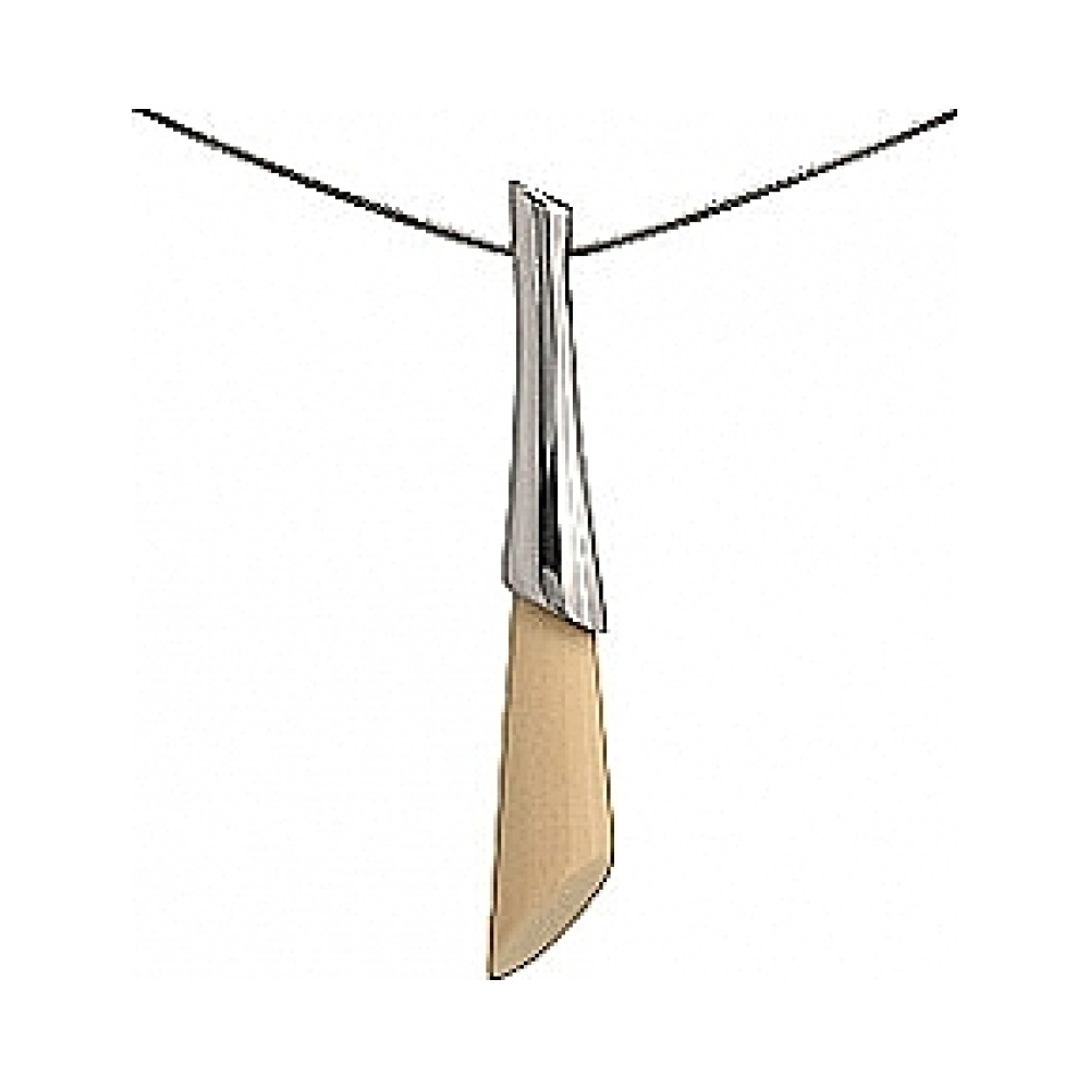 Серебряное колье с фианитами № 62654