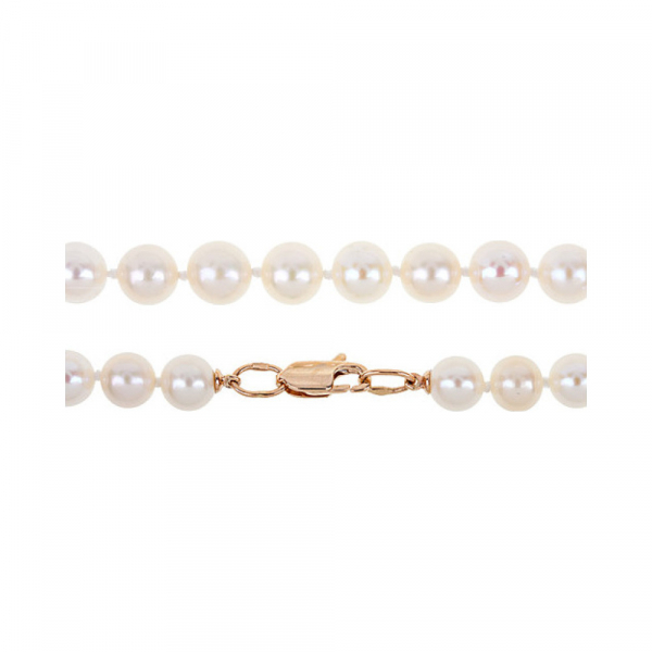 Золотое колье с жемчугом № 107356