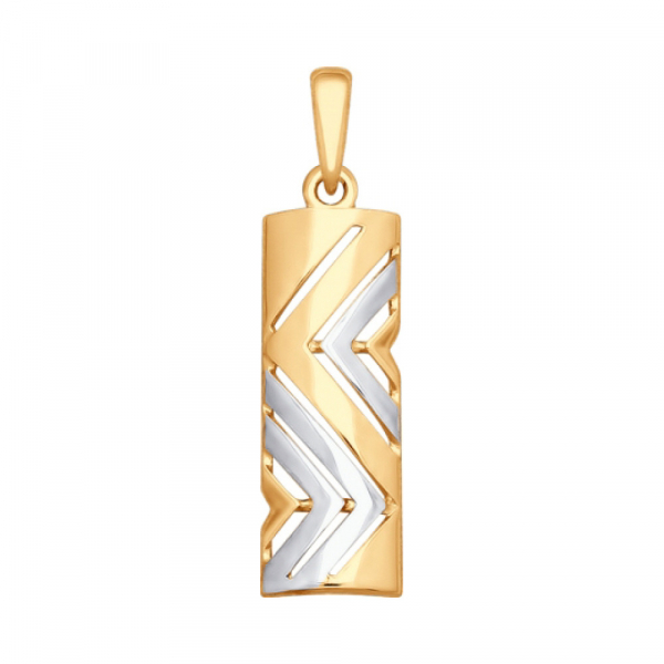 Золотая подвеска без камня № 162824