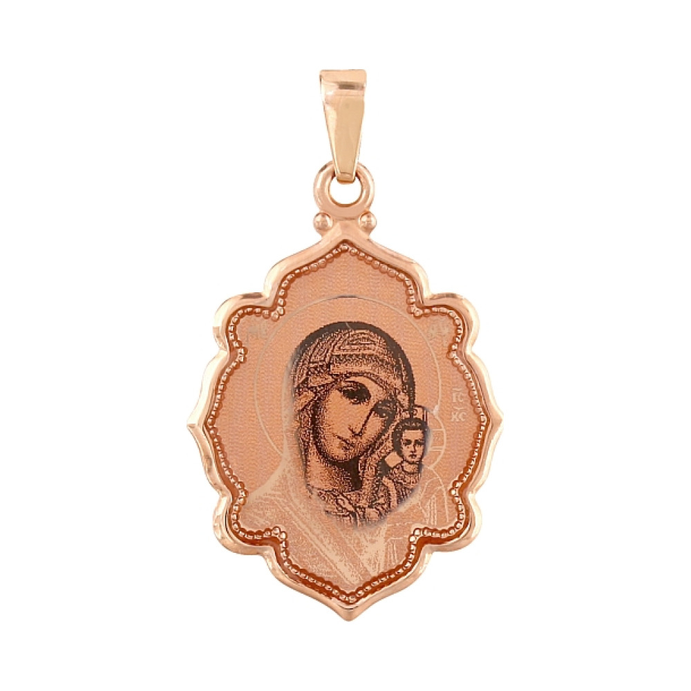 Икона с лазерной гравировкой и холодной эмалью № 105439