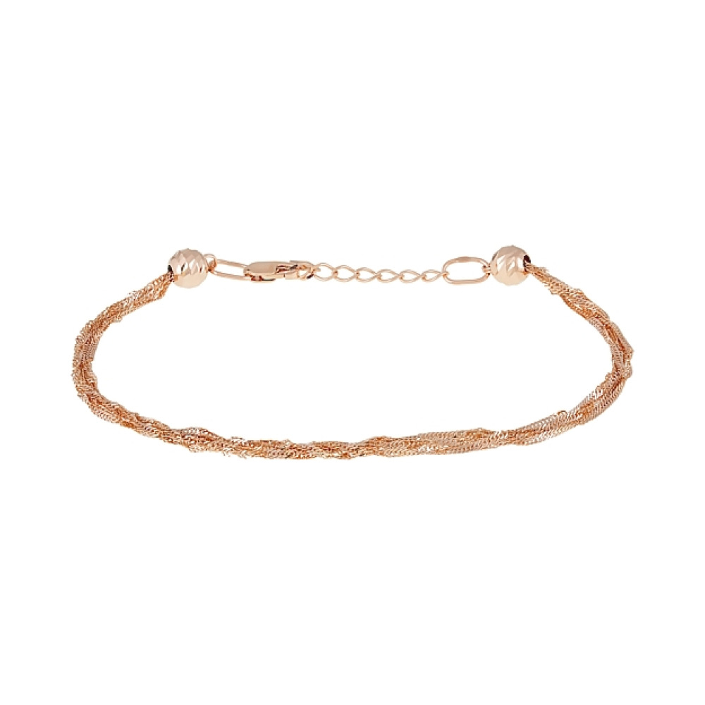 Золотой браслет с удлинителем № 120370