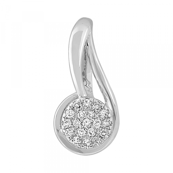 Подвеска с бриллиантом № 115283