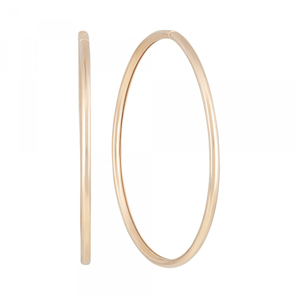 Золотые серьги конго № 101796