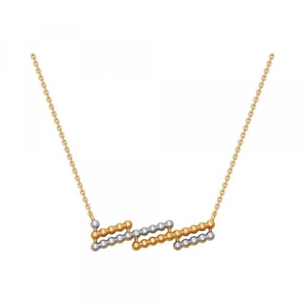 Золотое колье без камня № 161669