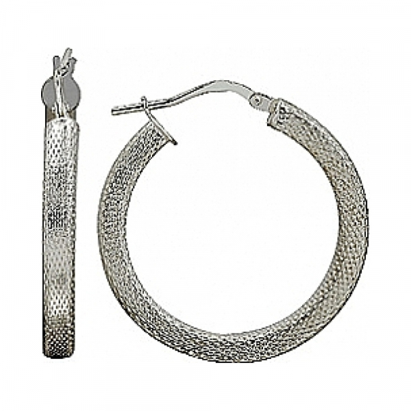 Серебряные серьги без камня № 76558