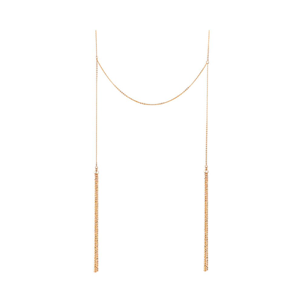 Золотое колье без камня № 130125