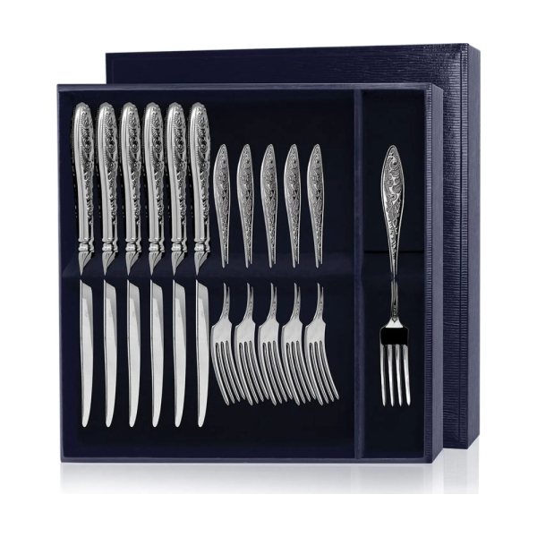 Набор десертный Морозко (12 пр в+н) +футляр