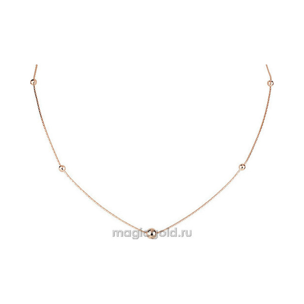 Золотое колье без камня № 159724