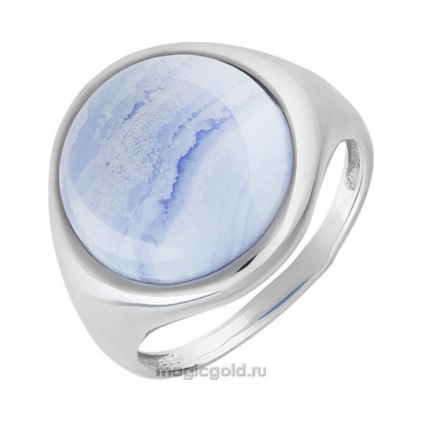 Серебряное кольцо с агатом  № 155969