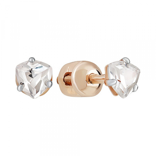 Пуссеты с фианитом № 134754