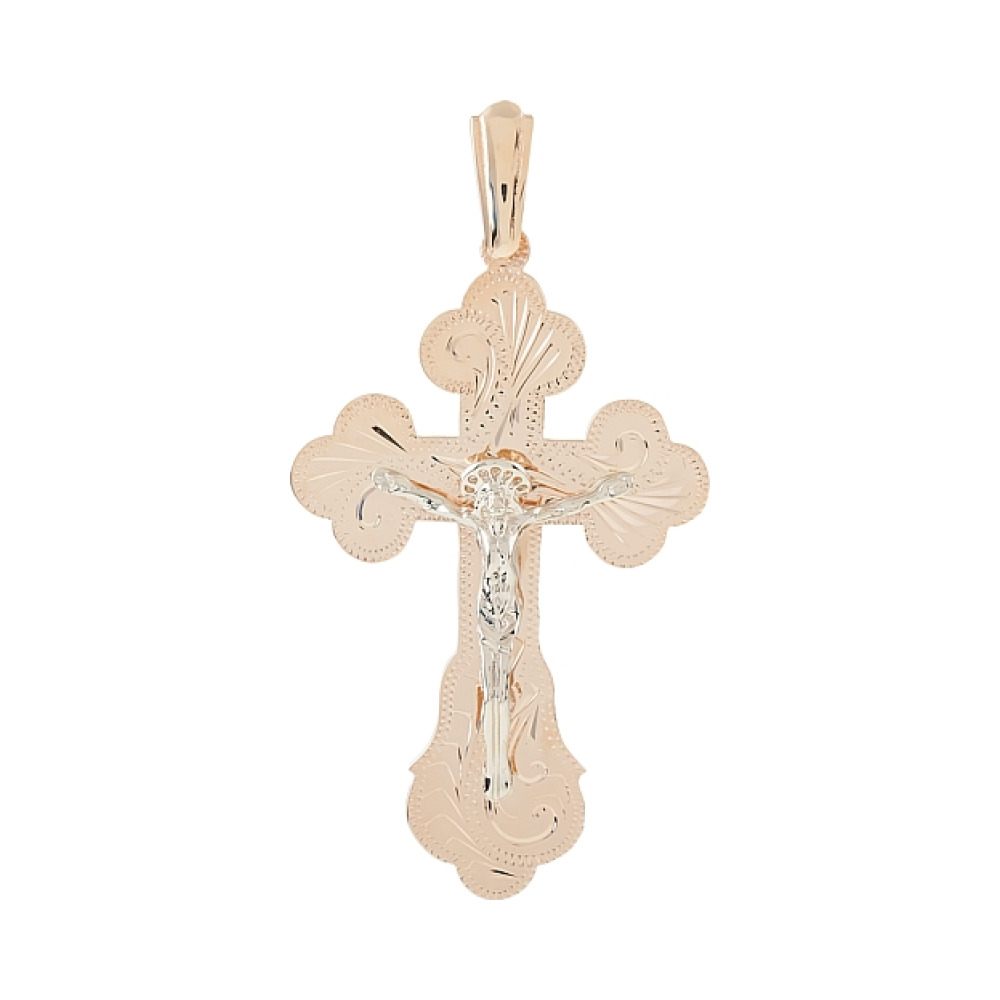 Крест с ручной разгравировкой № 77483