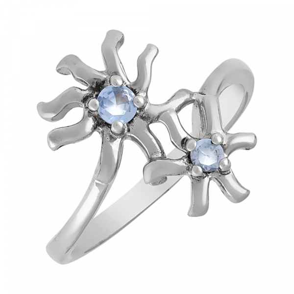  Кольцо с фианитом GL № 38486