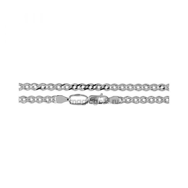 Серебряная цепь родированная № 156543