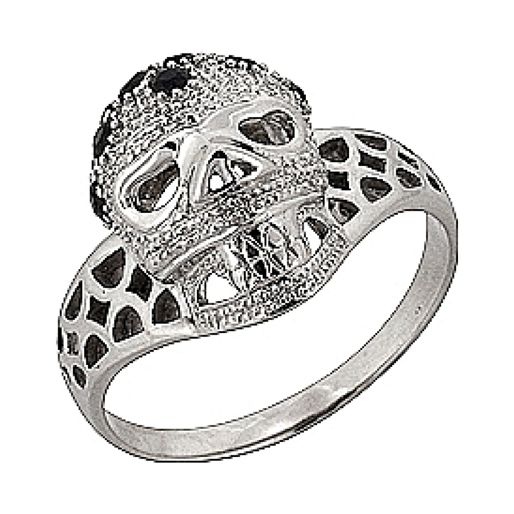 Золотое кольцо с сапфиром № 66263