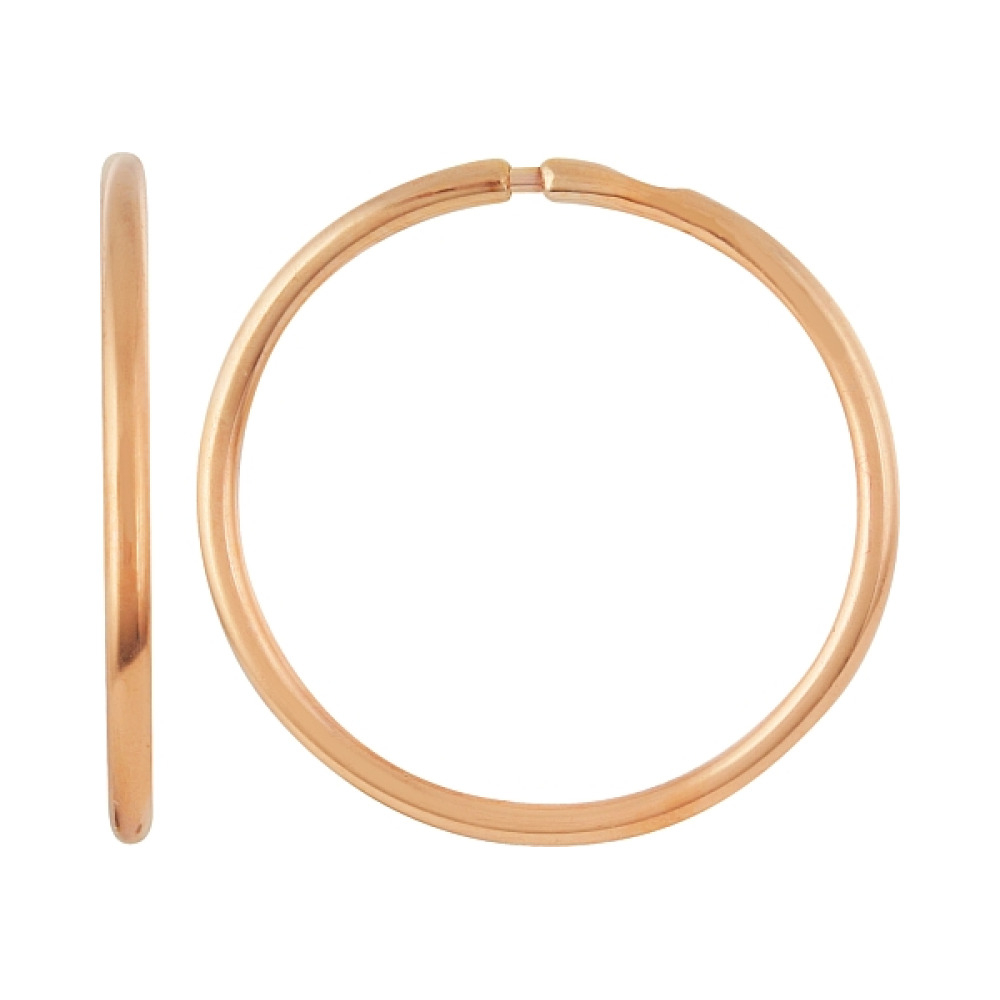 Золотые серьги конго № 100567