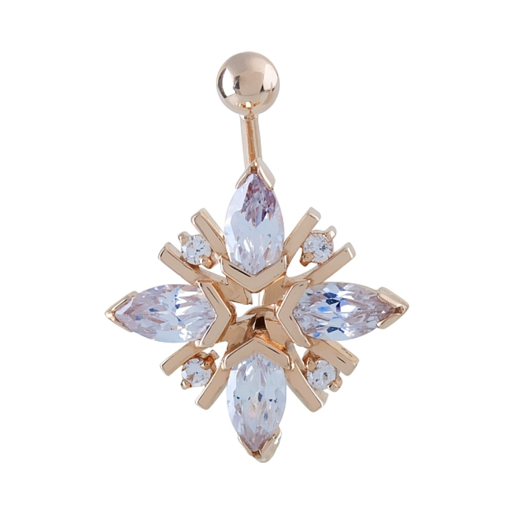 Пирсинг с фианитом № 27066