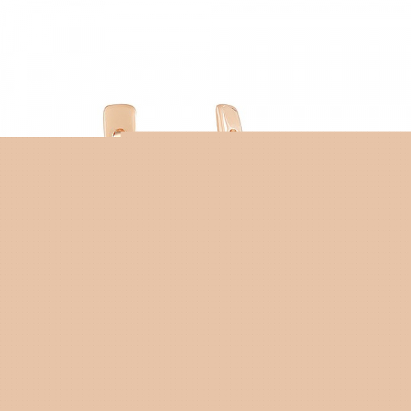 Золотые серьги с аметистом и фианитом № 139836