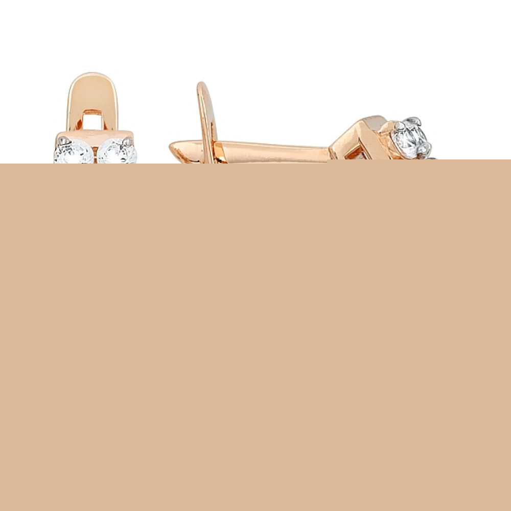 Серебряная подвеска с фианитом № 83982