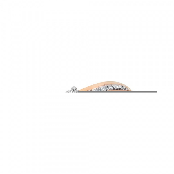 Золотое кольцо с бриллиантом № 156431