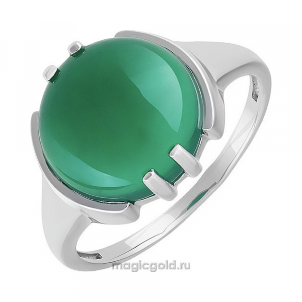 Серебряное кольцо с агатом  № 155966