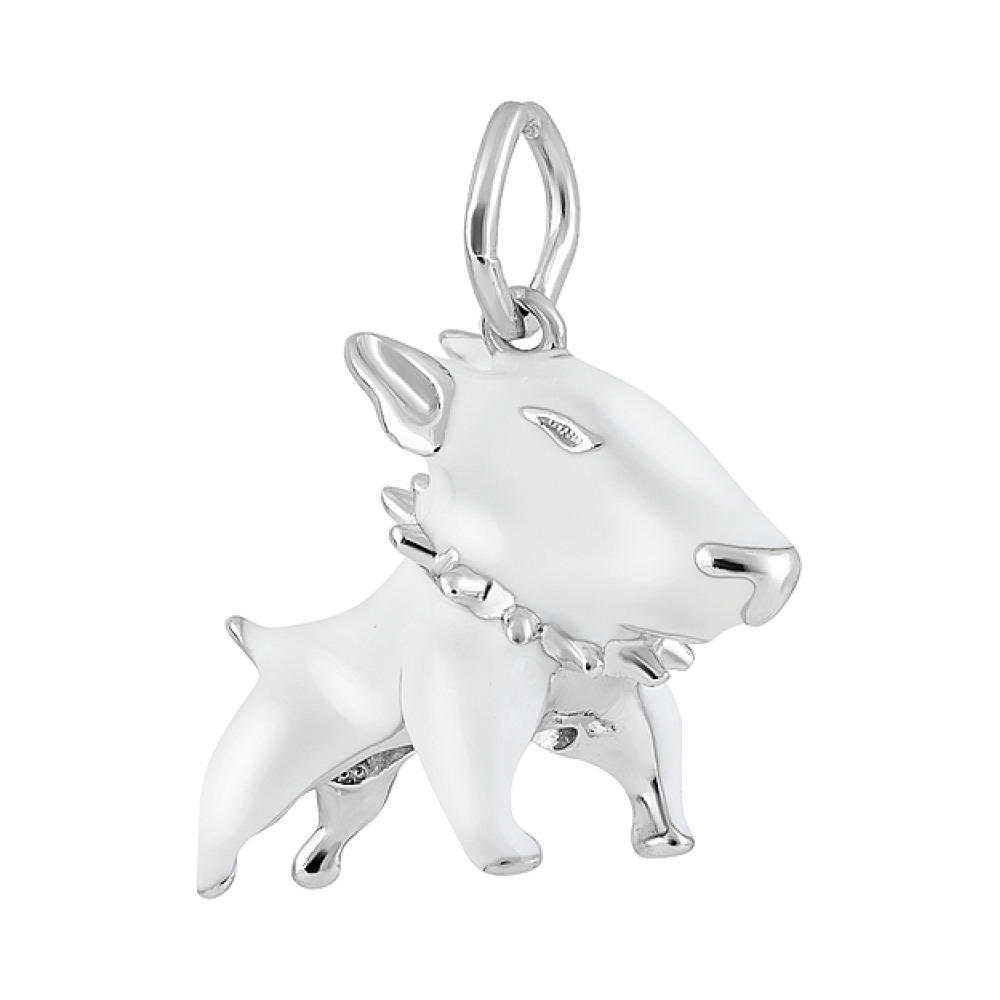 Серебряная подвеска с эмалью № 129168