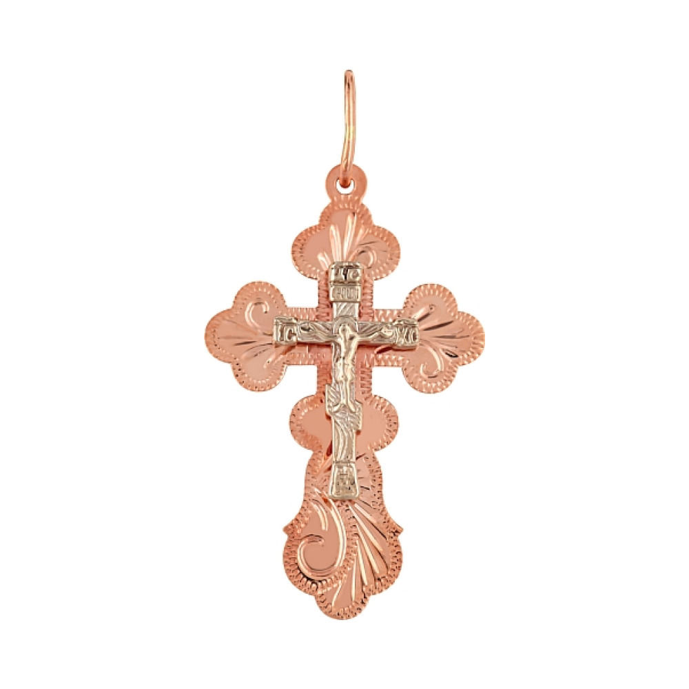 Крест с ручной разгравировкой № 80166