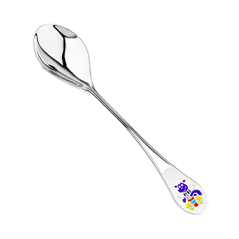 Ложка десертная с эмалью № 127480