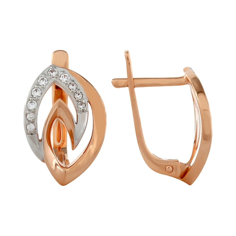 Серьги с фианитами № 99233