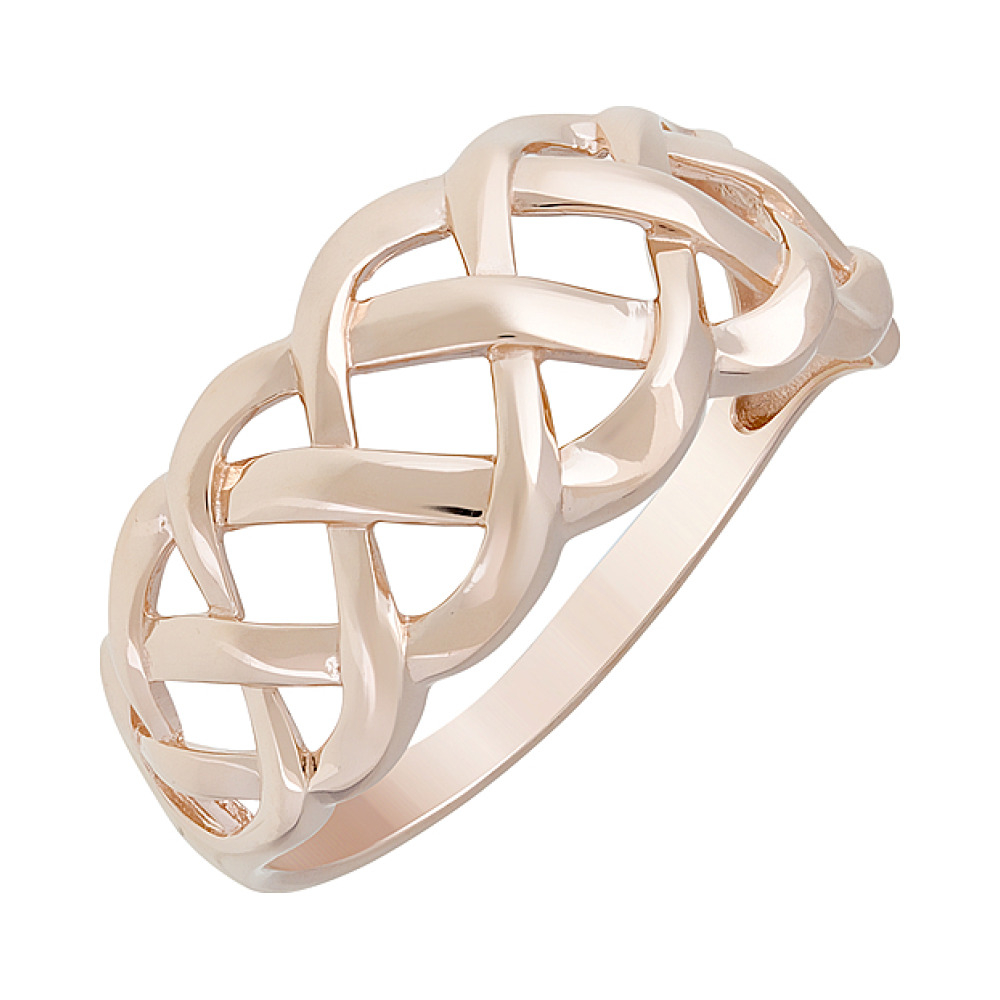 Золотое кольцо без камня № 127145