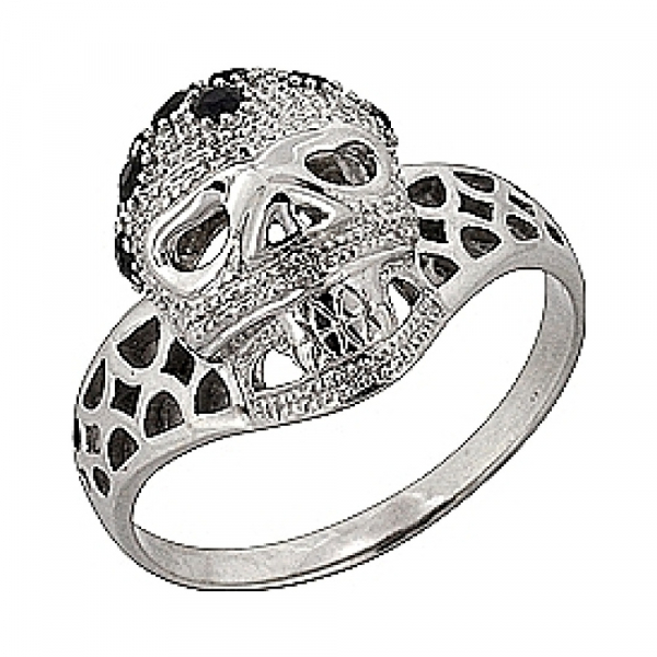 Золотое кольцо с сапфиром № 66263