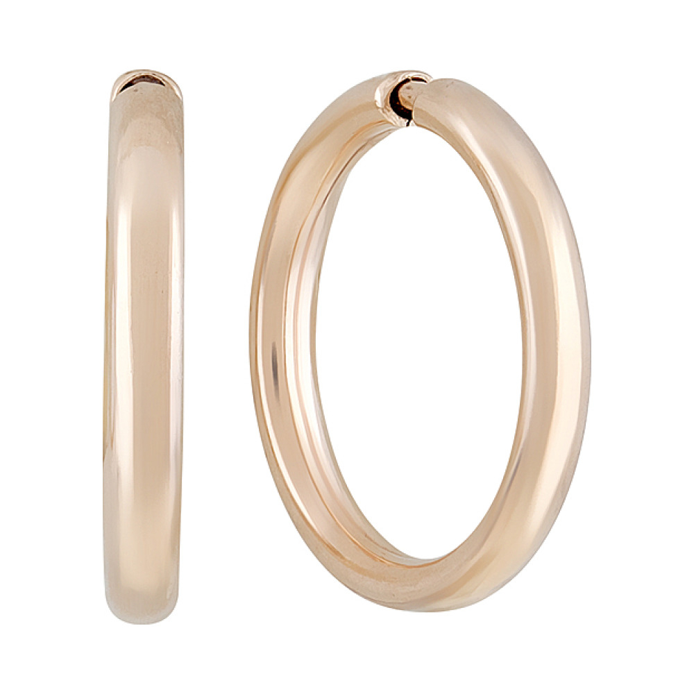 Золотые серьги конго № 101159