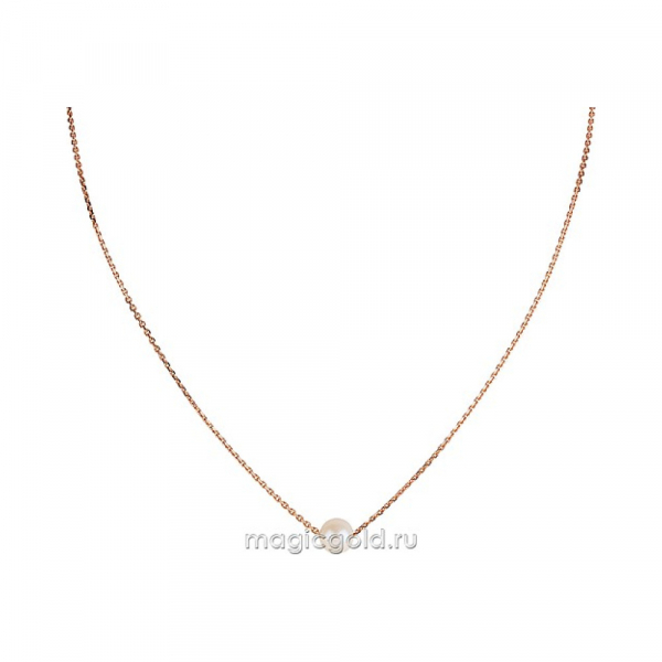 Золотое колье с жемчугом № 159004