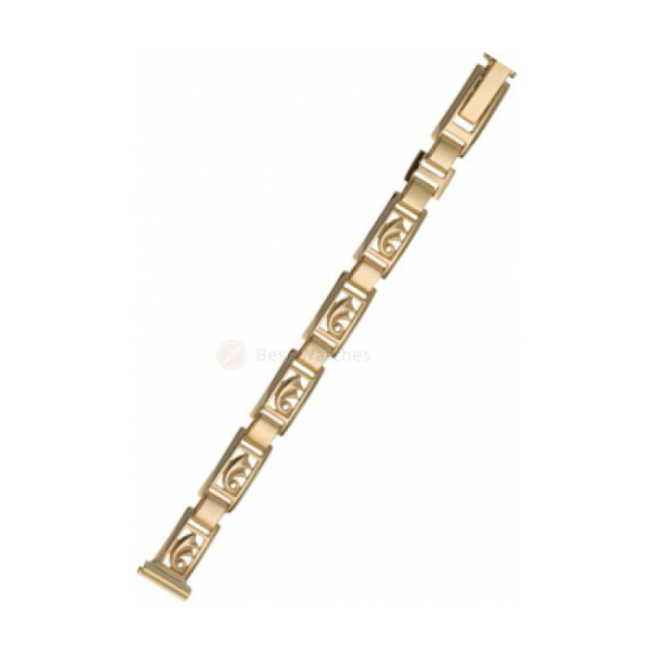 Золотой браслет для часов № 5105017