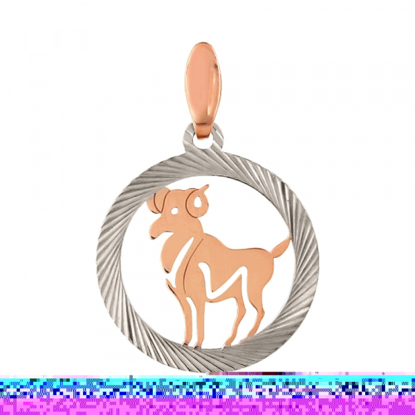 Золотая подвеска без камня с алмазкой № 104831