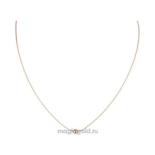 Золотое колье без камня № 159726