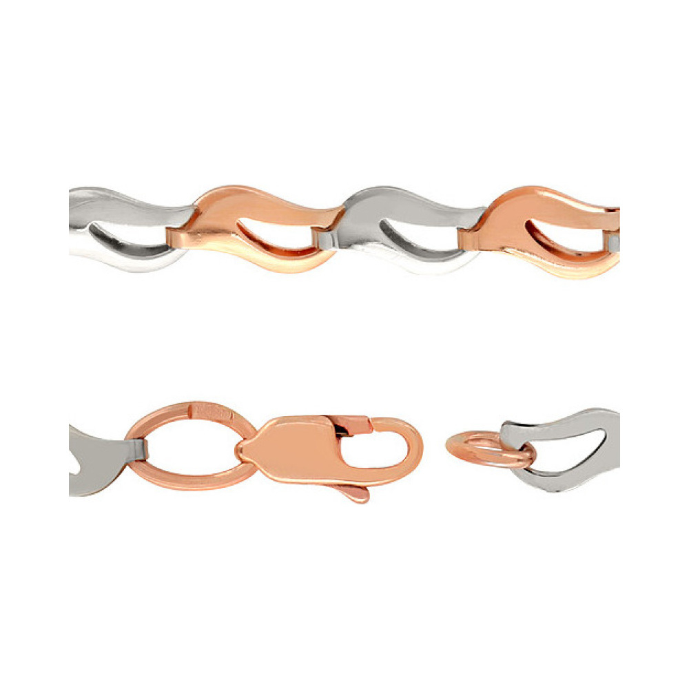 Золотой браслет без камня № 86004