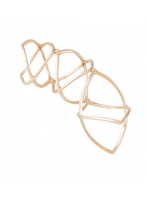 Золотое кольцо без камня № 132172