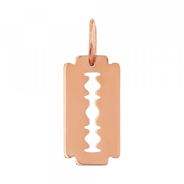 Золотая подвеска без камня № 86080