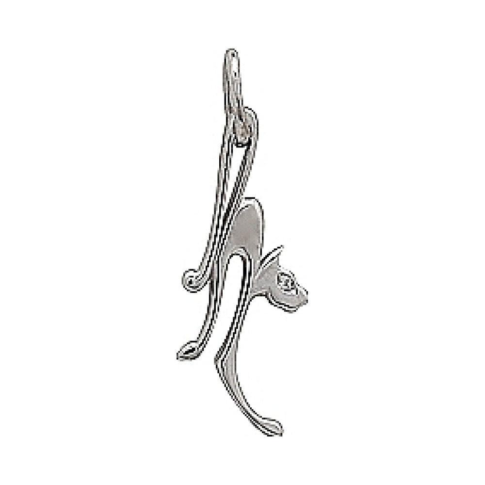 Золотая подвеска с фианитом № 70297