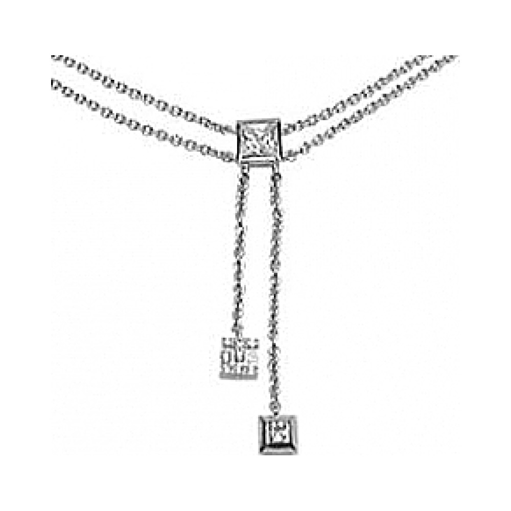  Колье с фианитом TED LAPIDUS № 35025