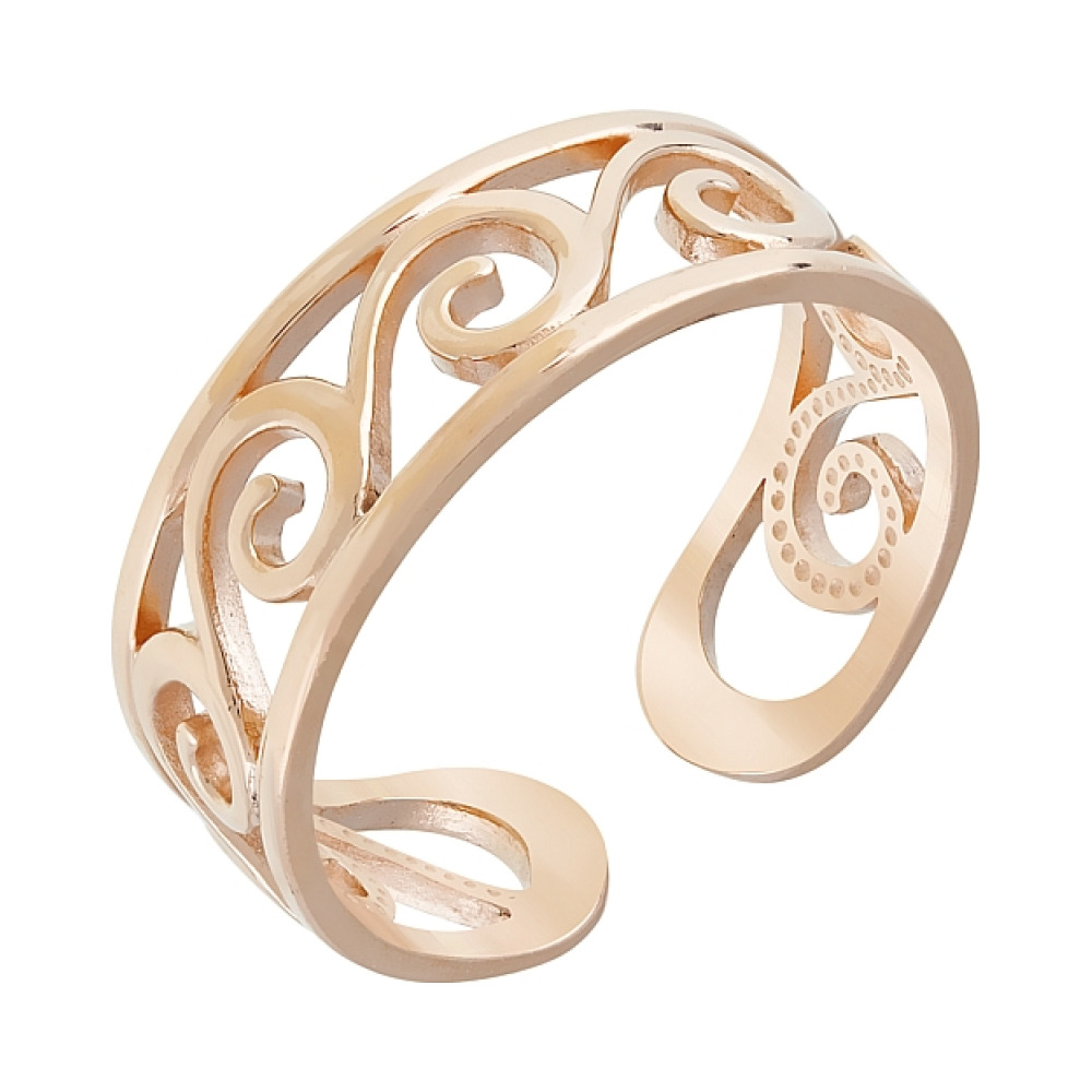 Золотое кольцо без камня № 120410