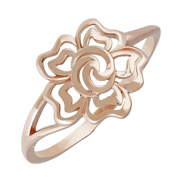 Золотое кольцо без камня № 136981