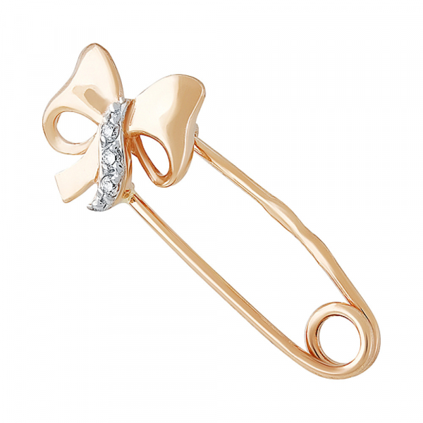 Булавка с фианитами № 129917